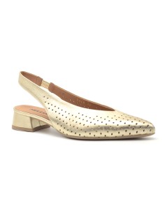 Melluso slingback in pelle traforata 2